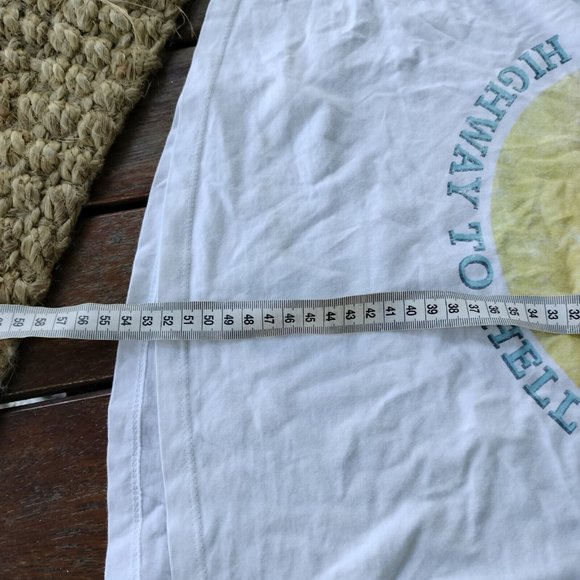 ACDC Size 16 Band T Shirt White Graphic Short Sleeve Crew Neck Cotton - Picture 6 of 8